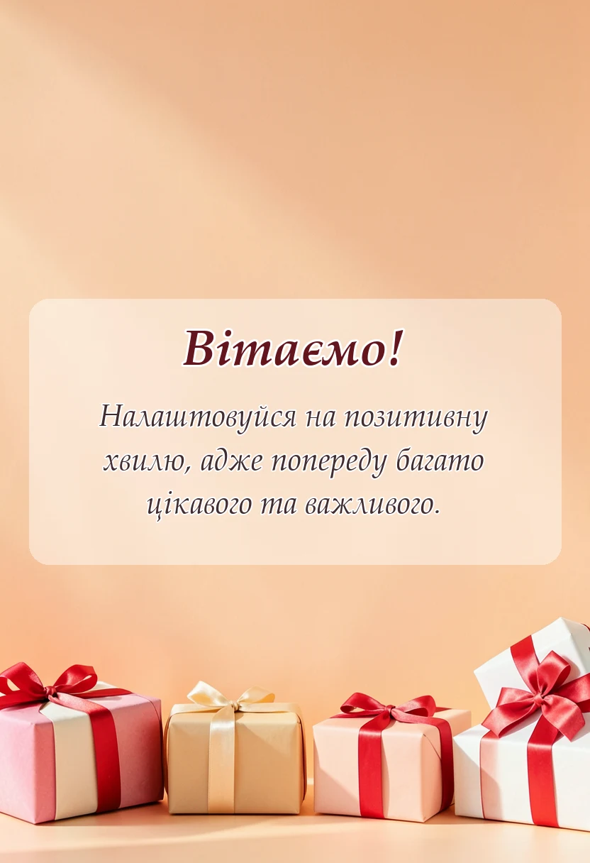 унікальна листівка - побажання з понеділком своїми словами