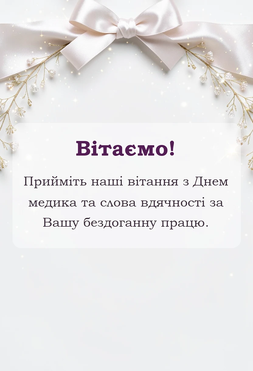 листівка з побажанням - картинки з днем медика