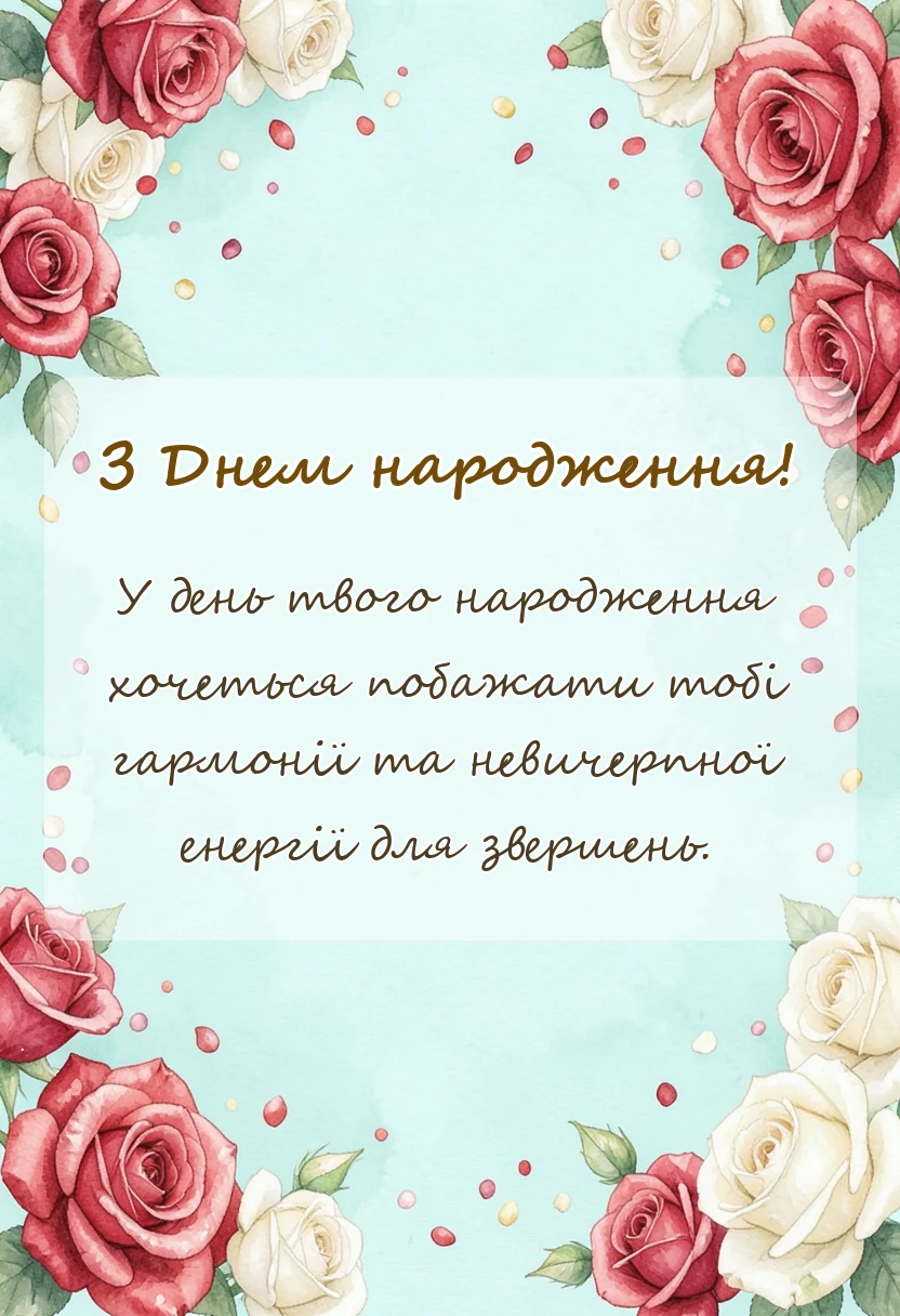 красива листівка: привітання з днем народження хлопчику