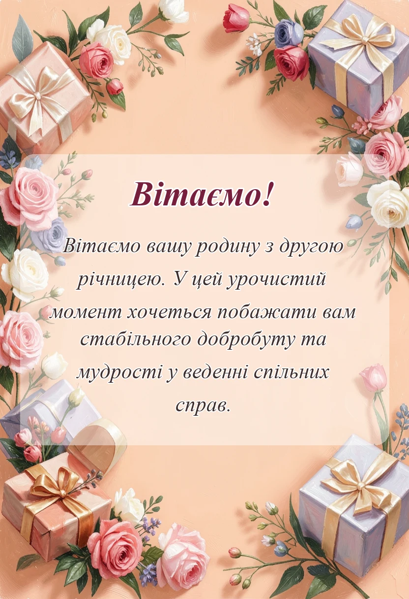 святкова картинка: картинки з паперовим весіллям