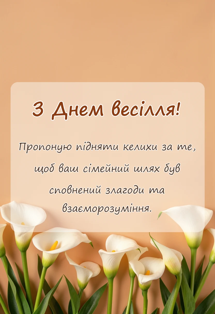 красива листівка: короткі тости на весілля