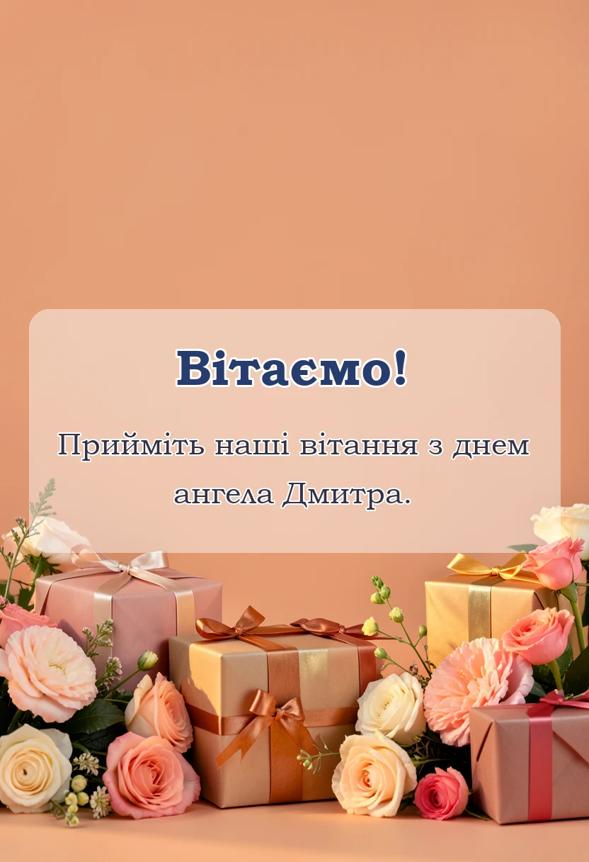 вітальна листівка - картинки з днем ангела дмитра