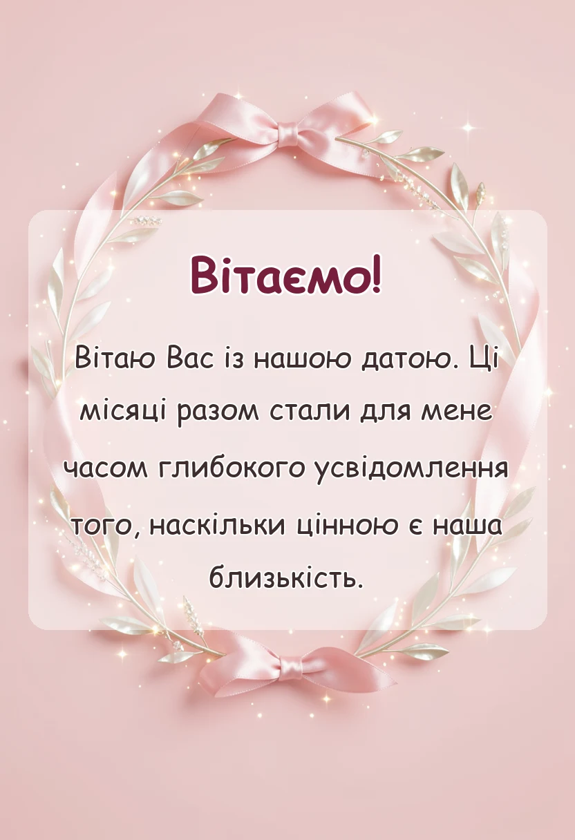 вітальна листівка - картинки з місяцями разом коханому