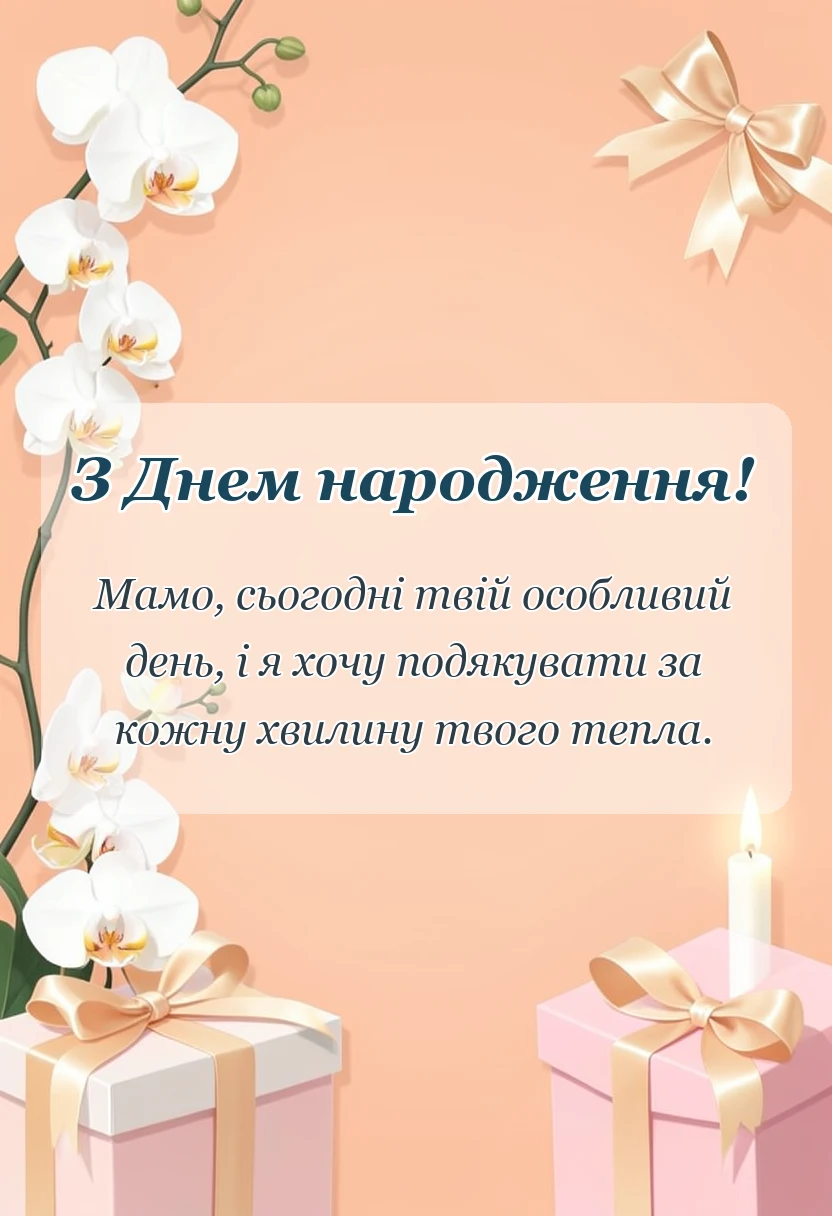 унікальна листівка - привітання з ювілеєм