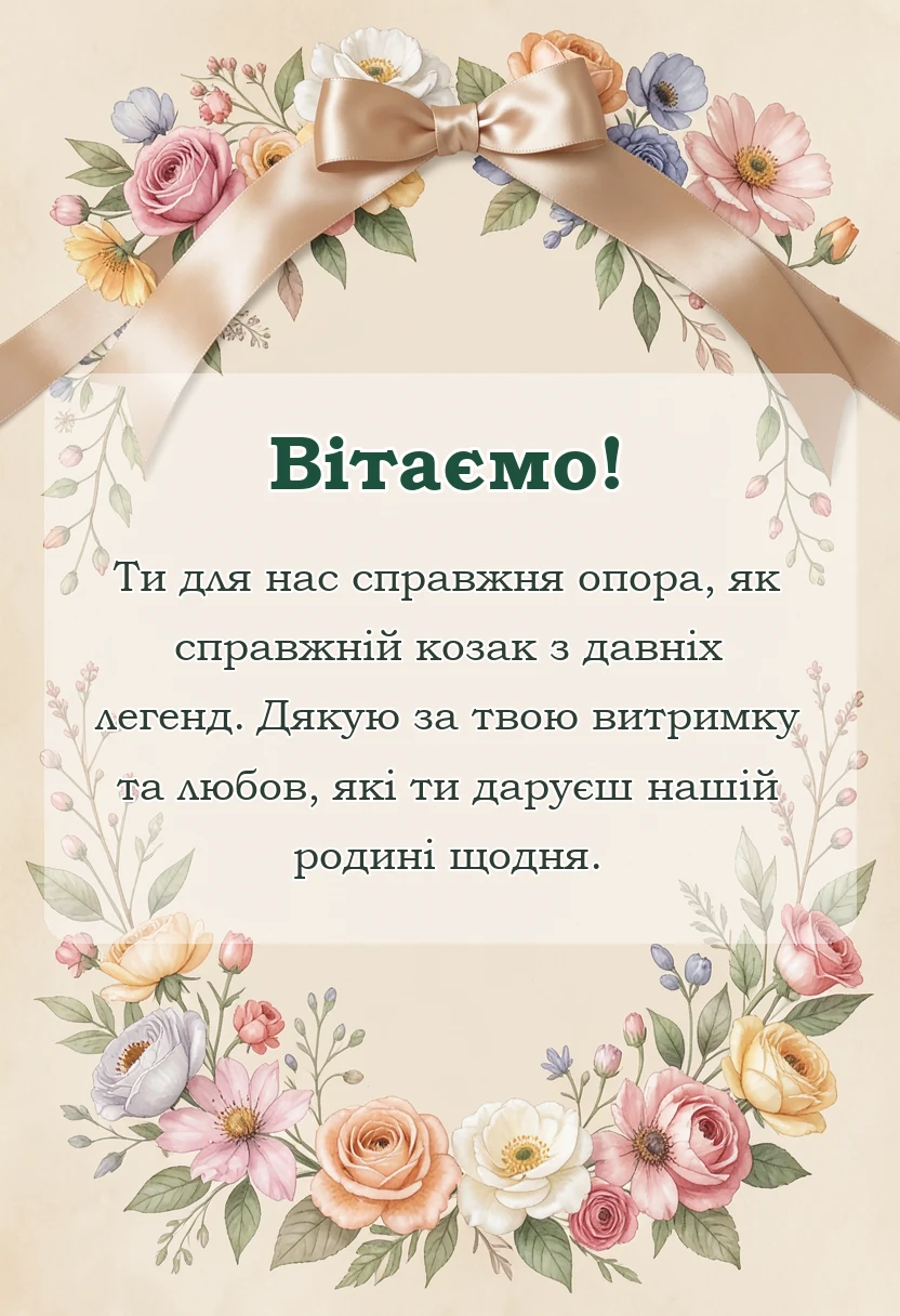 вітальна листівка - картинки чоловіків з днем козацтва
