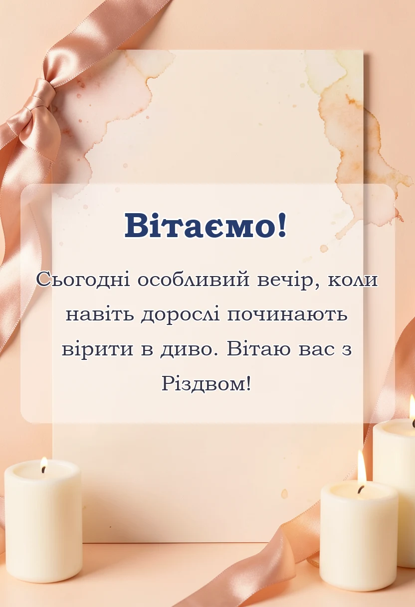 листівка з побажанням - привітання з різдвом христовим картинки своїми словами
