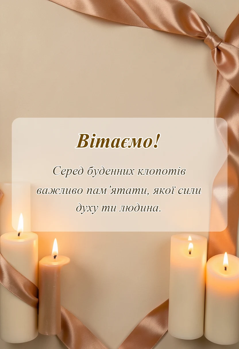 вітальна листівка - привітання чоловіків з днем козацтва