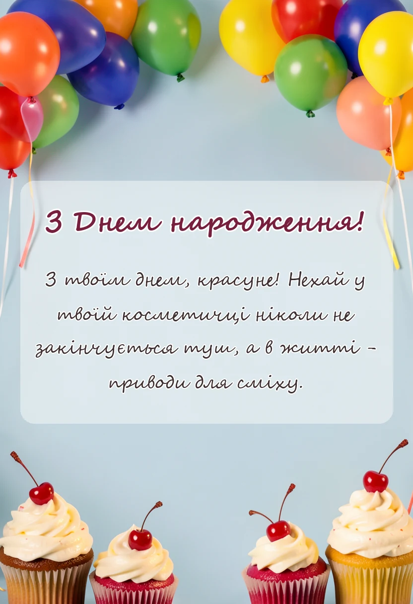 святкова картинка: привітання з днем народження варварі
