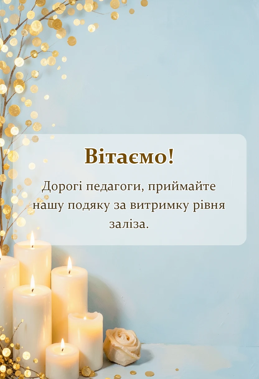 унікальна листівка - подяка вчителям на випускний