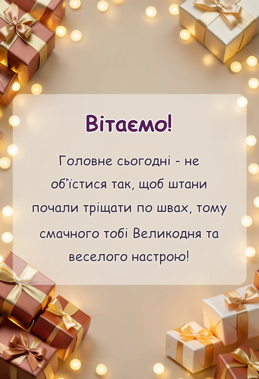 святкова картинка: привітання з великоднем своїми словами короткі
