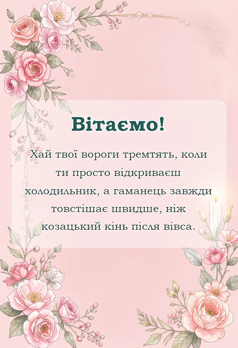 вітальна листівка - привітання чоловіків з днем козацтва своїми словами