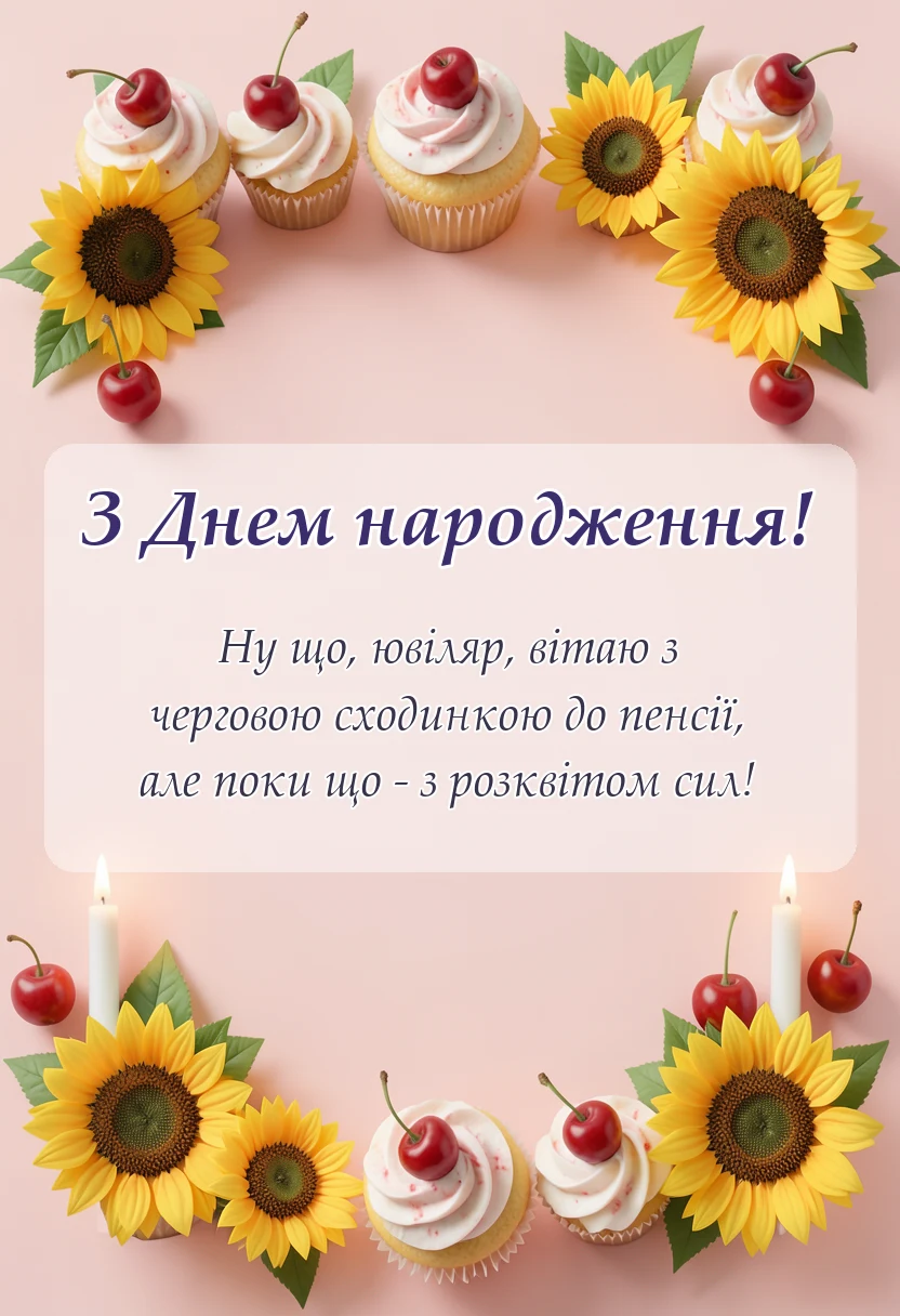 святкова картинка: привітання з ювілеєм