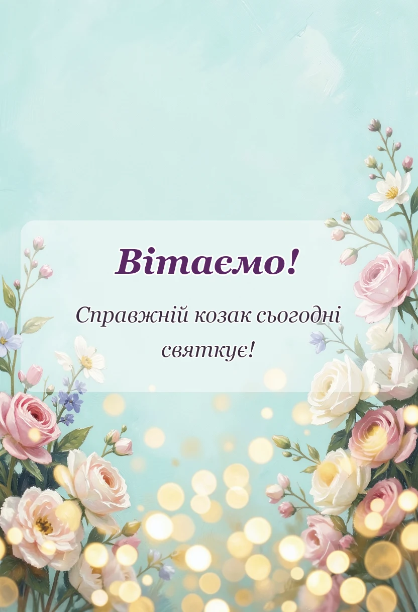 святкова картинка: картинки чоловіків з днем козацтва