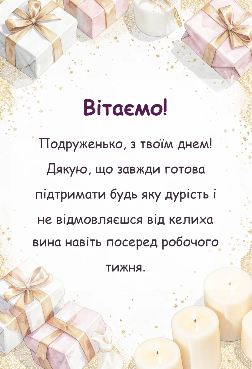 святкова картинка: картинки з днем подруги