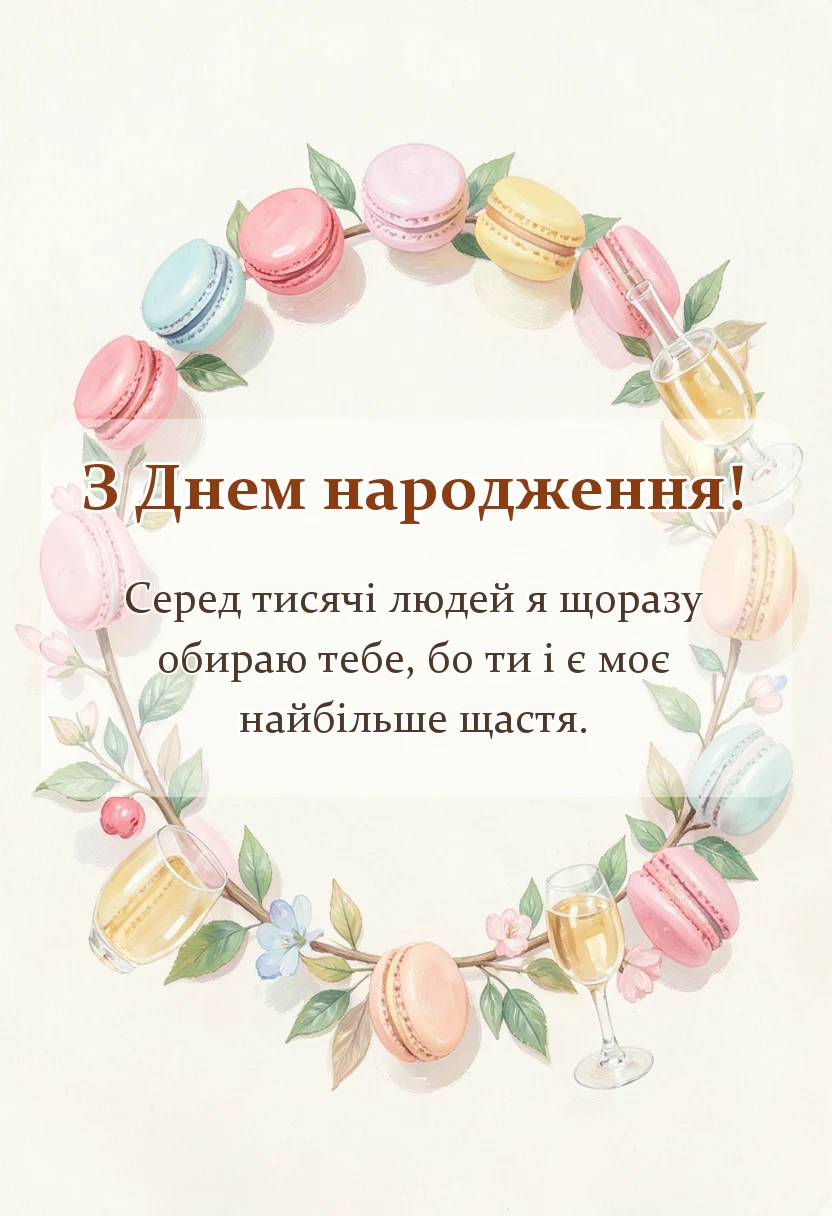 унікальна листівка - картинки з днем народження коханій жінці