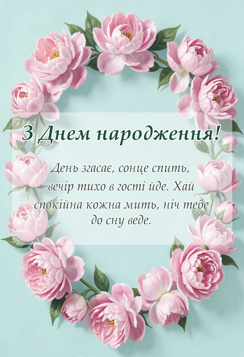 листівка з побажанням - доброго вечора і спокійної ночі картинки