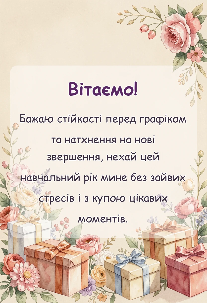 листівка з побажанням - привітання з початком навчального року смішні смс проза вірші
