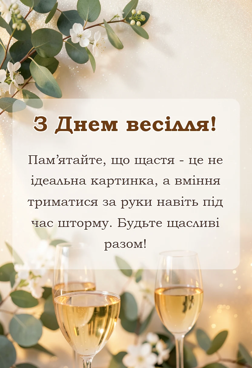 красива листівка: короткі тости на весілля