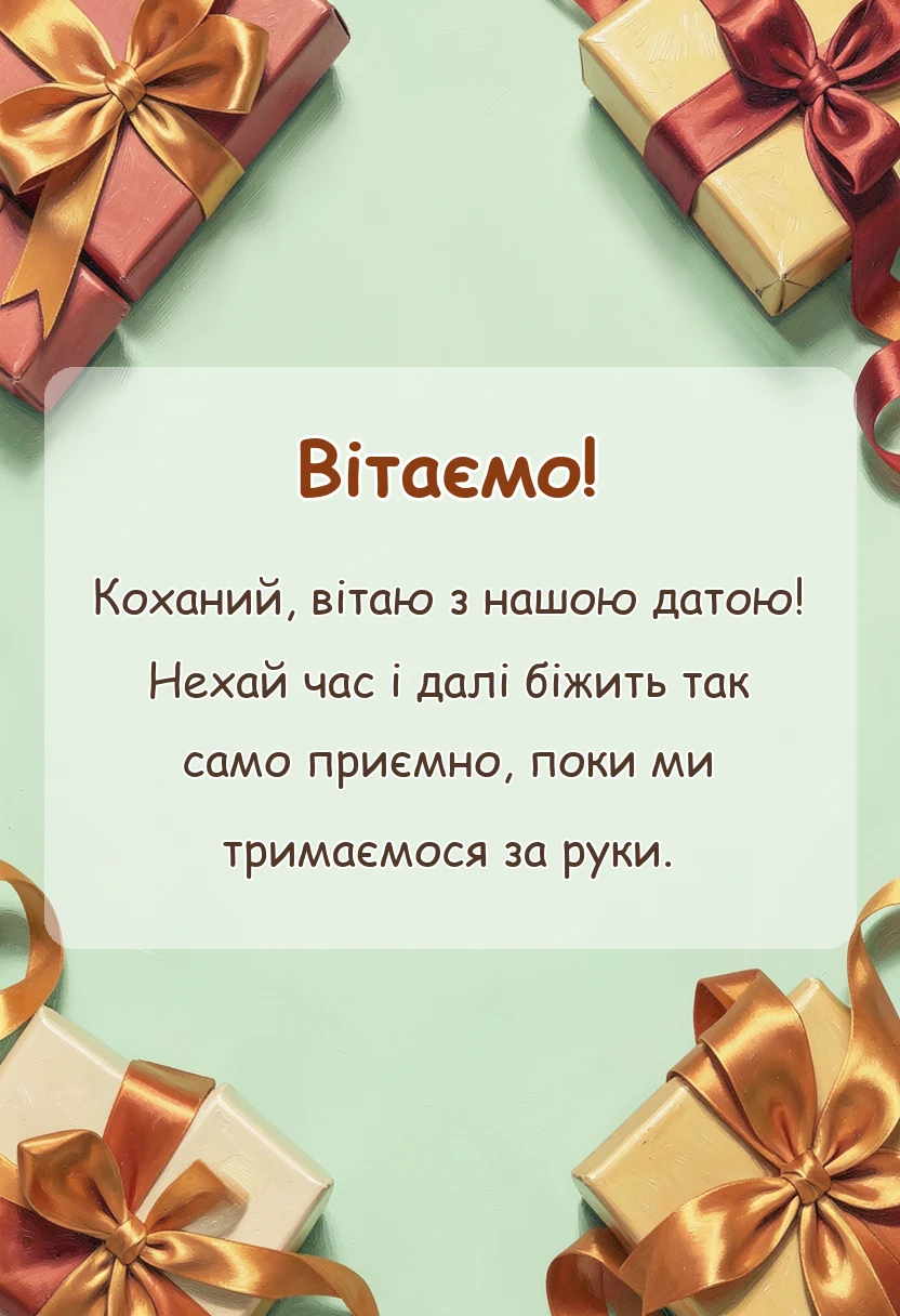 вітальна листівка - картинки з місяцями разом коханому