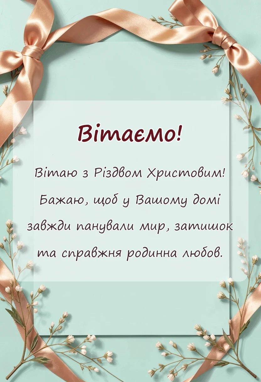 унікальна листівка - привітання з різдвом христовим картинки своїми словами