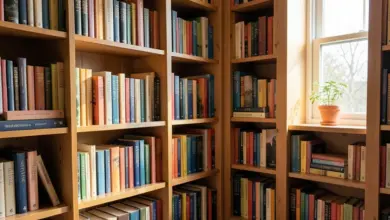 Як організувати ефективне зберігання книг вдома - ілюстративне фото
