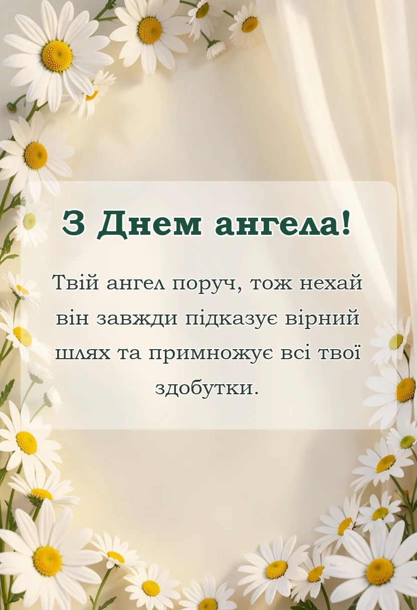 листівка з побажанням - картинки з днем ангела для чоловіків