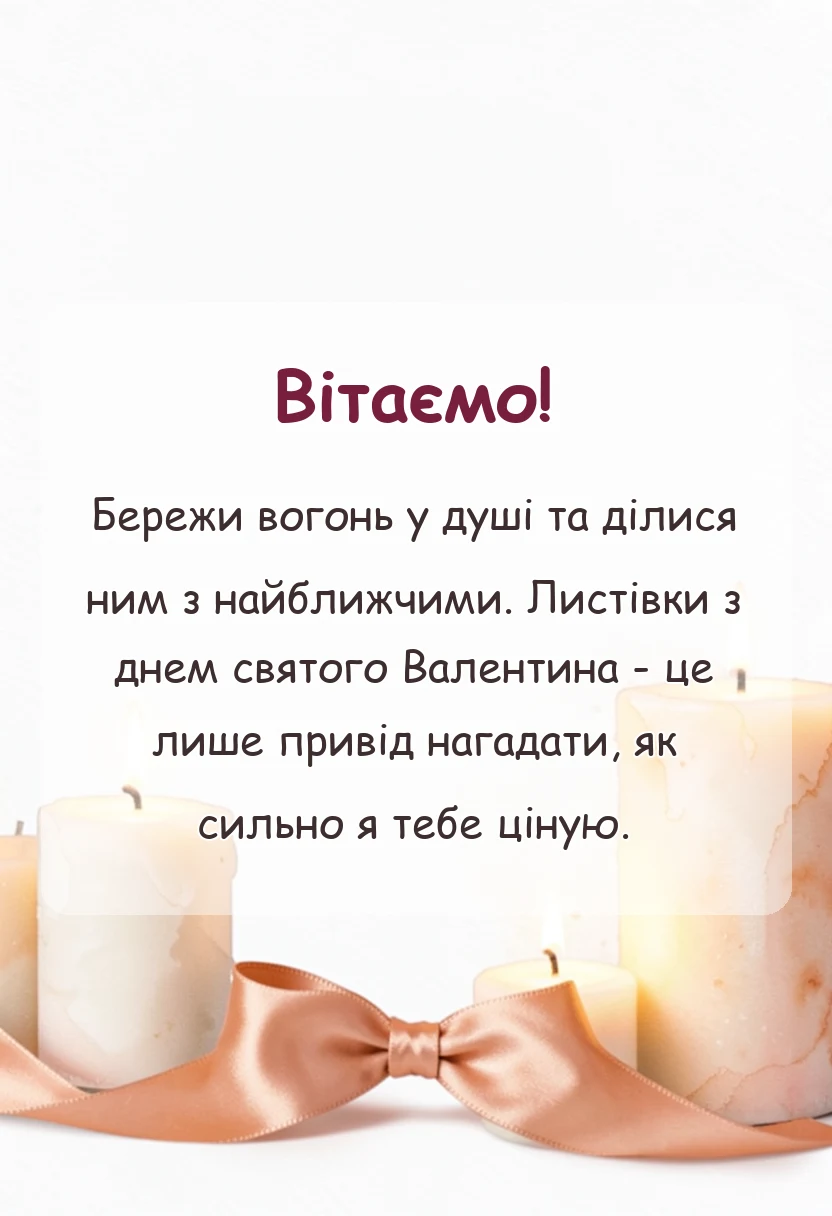 святкова картинка: картинки з днем святого валентина українською