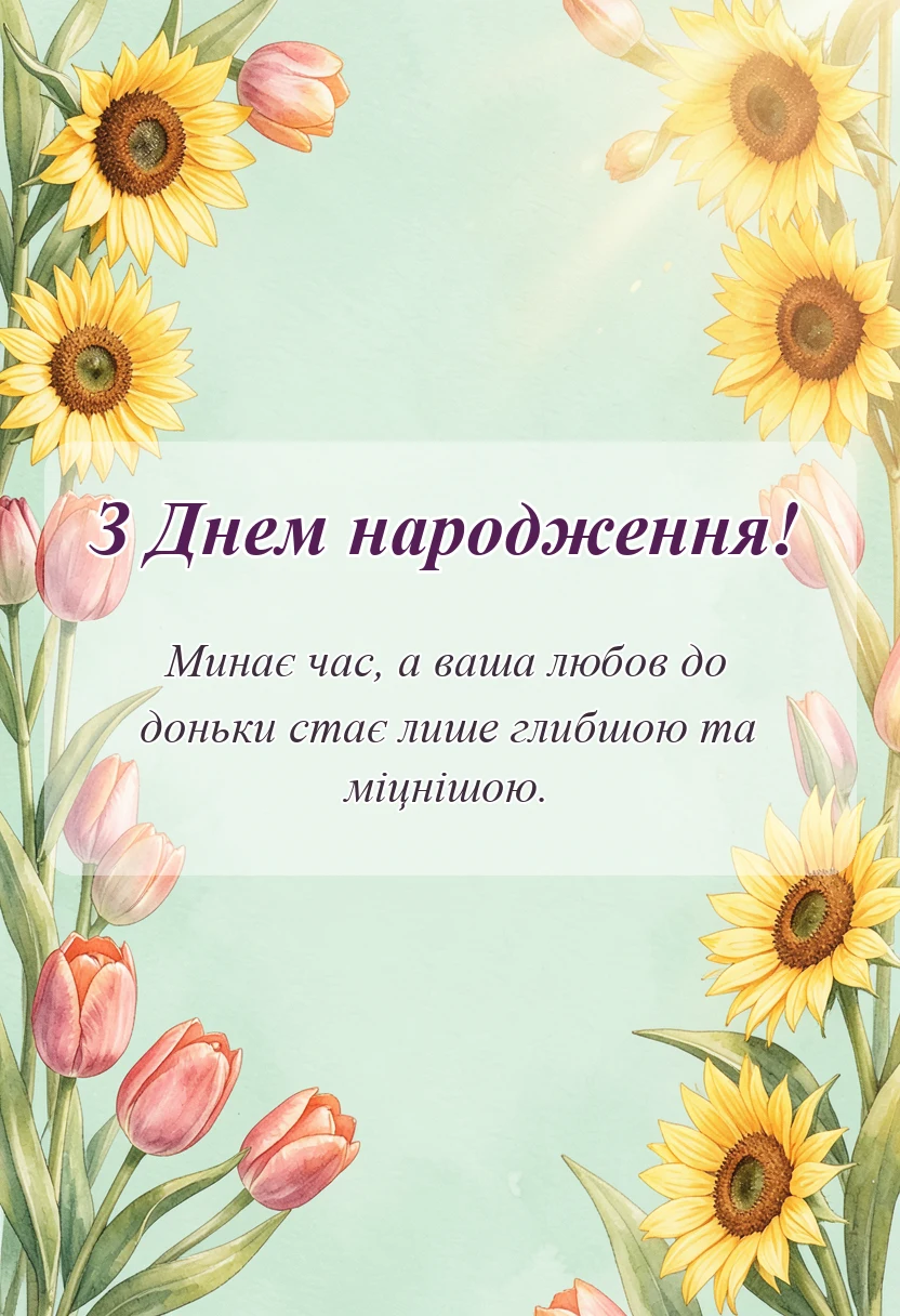 святкова картинка: привітання батькам з днем народження дорослої дочки в прозі картинках своїми словами