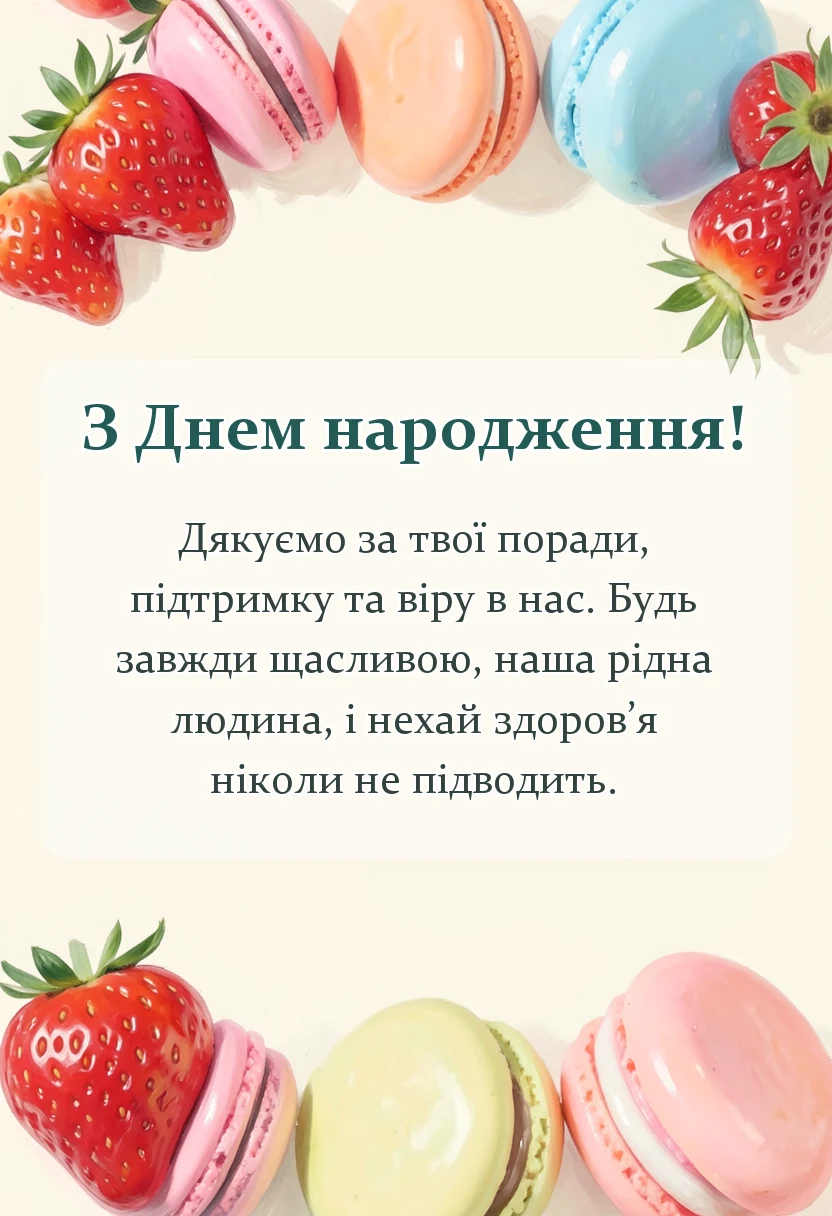 унікальна листівка - привітання з днем народження бабусі від онуків