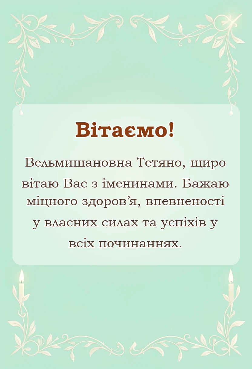 унікальна листівка - поздоровлення з днем тетяни картинки