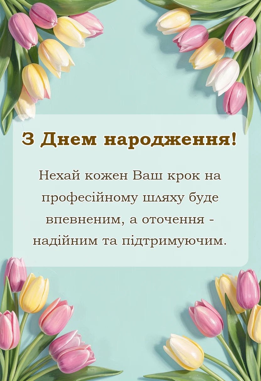 святкова картинка: привітання з днем народження андрію