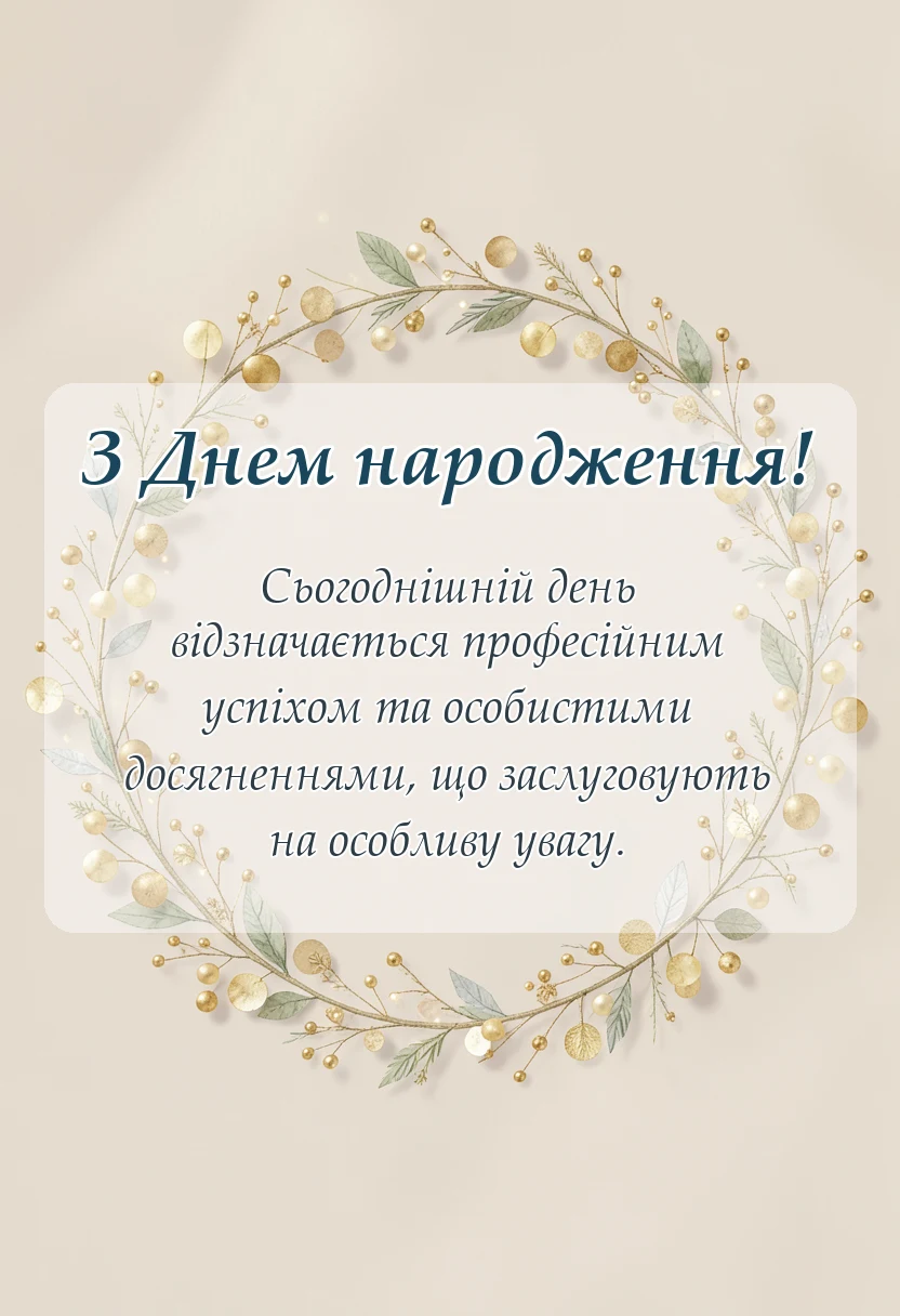 вітальна листівка - привітання з днем народження василь