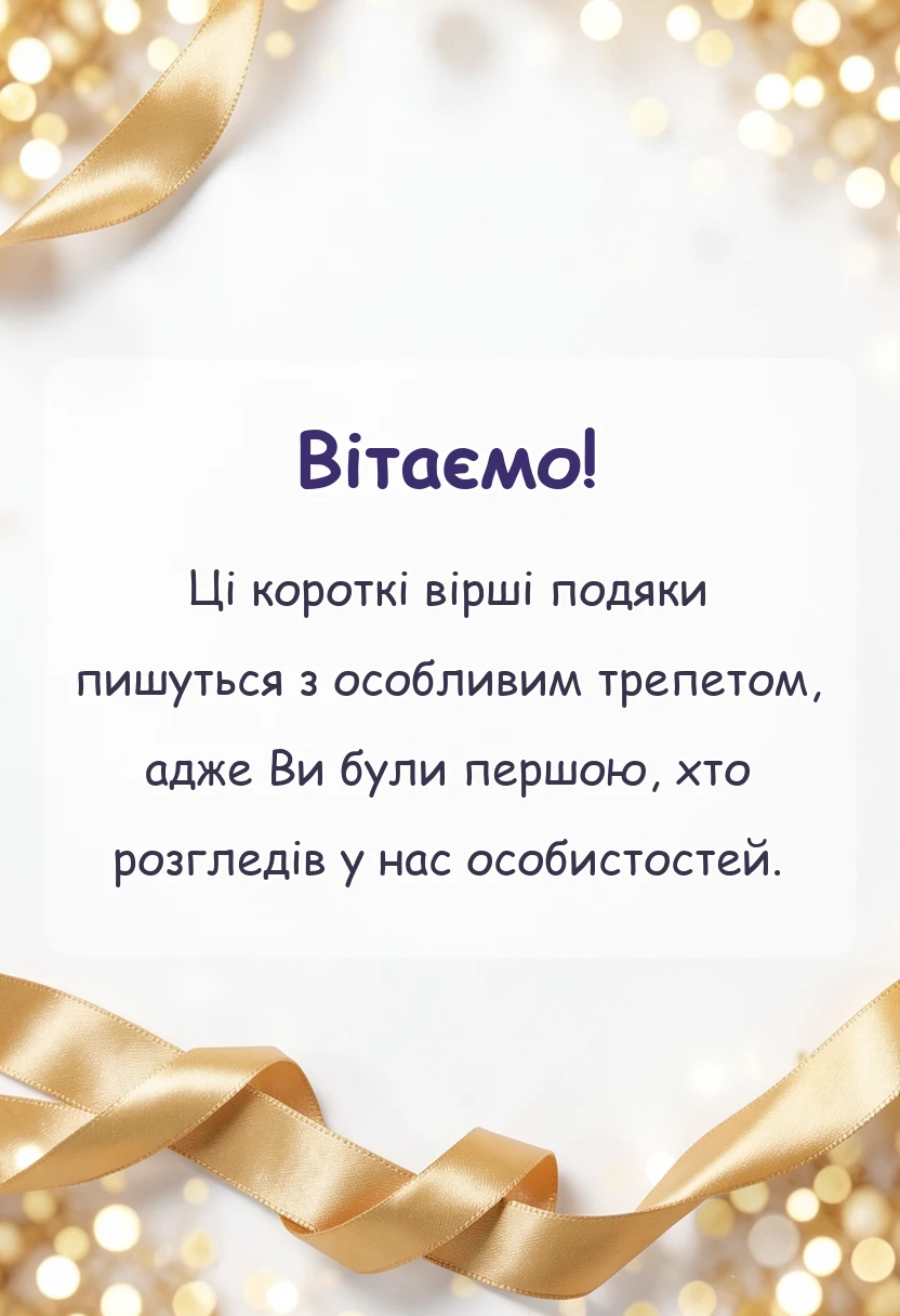 красива листівка: вірші подяки першій вчительці