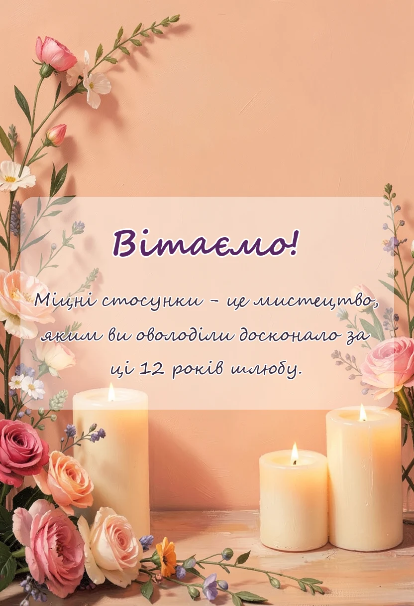 красива листівка: картинки з нікелевим весіллям