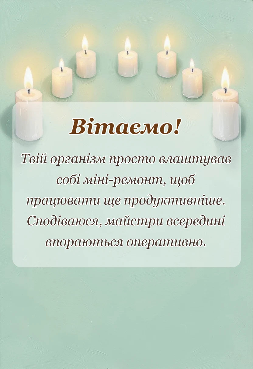 вітальна листівка - побажання швидкого одужання прикольні