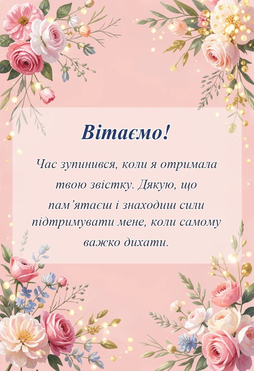 унікальна листівка - подяка за співчуття картинки