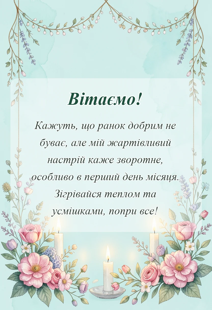 вітальна листівка - доброго зимового ранку картинки
