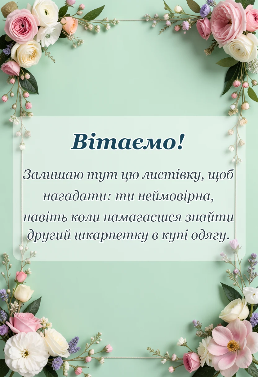 листівка з побажанням - картинки з 8 березня українською
