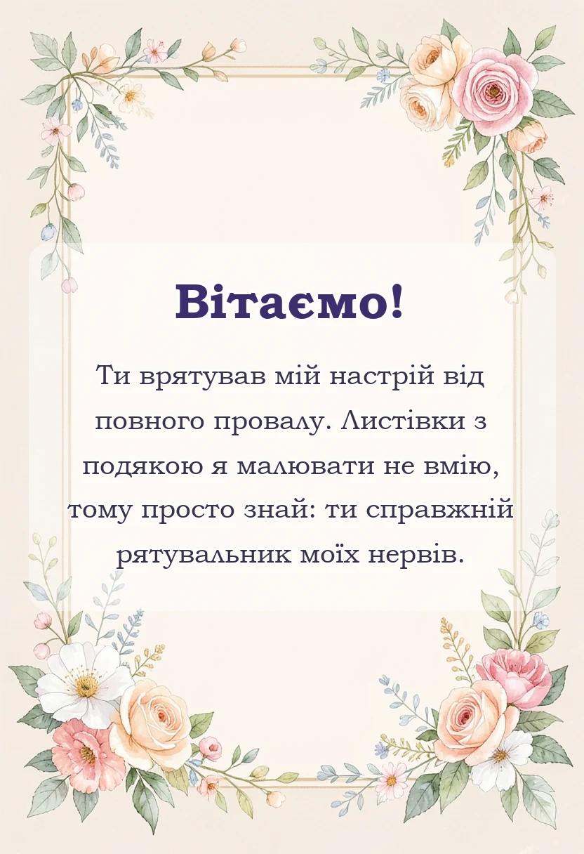 вітальна листівка - подяка за співчуття картинки