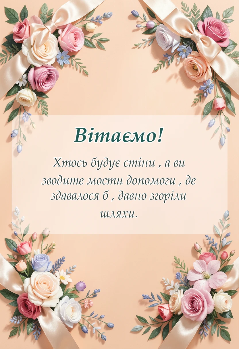 святкова картинка: вірш подяка волонтерам