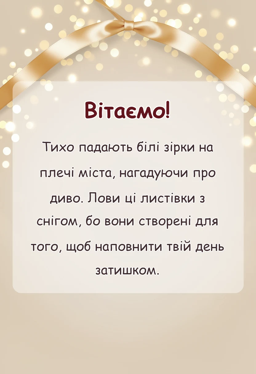 унікальна листівка - з першим снігом картинки