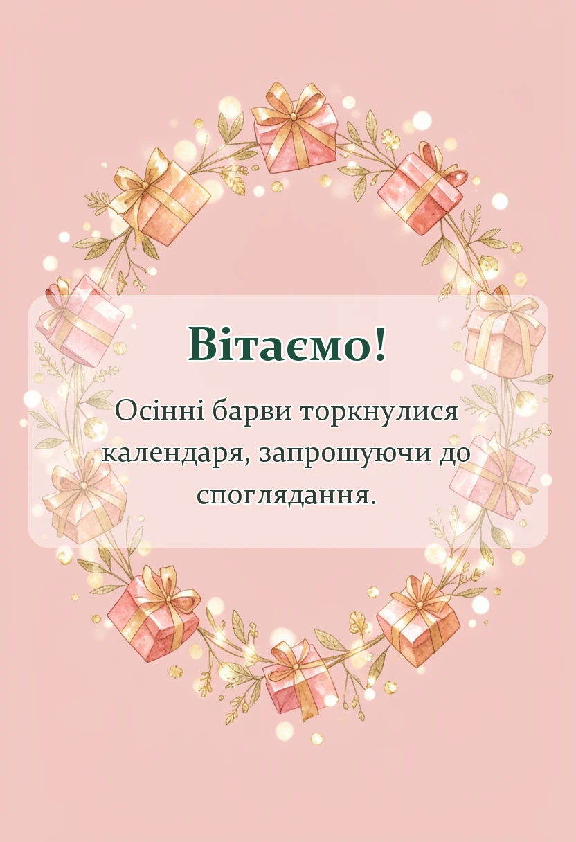 святкова картинка: картинки з першим днем листопада