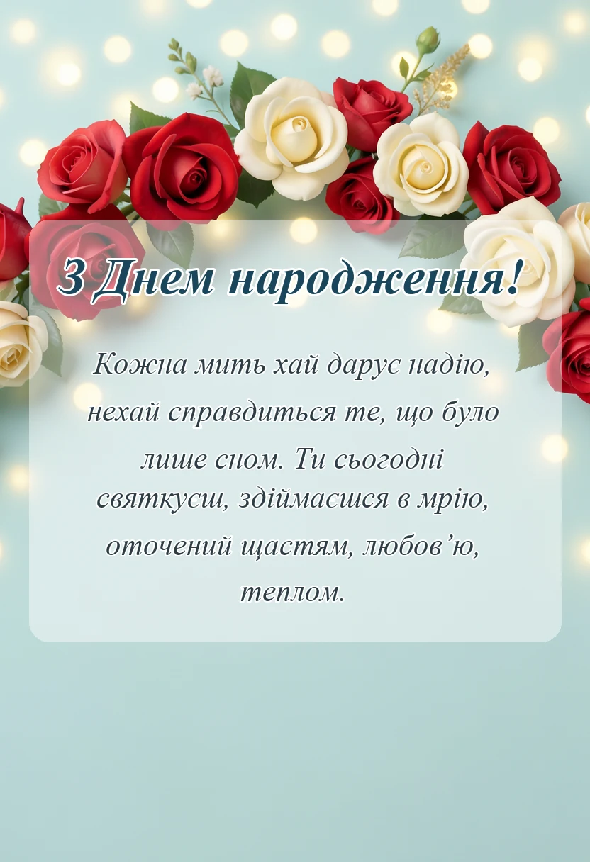 вітальна листівка - картинки з іменинником українською