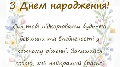 унікальна листівка - привітання з днем народження брата
