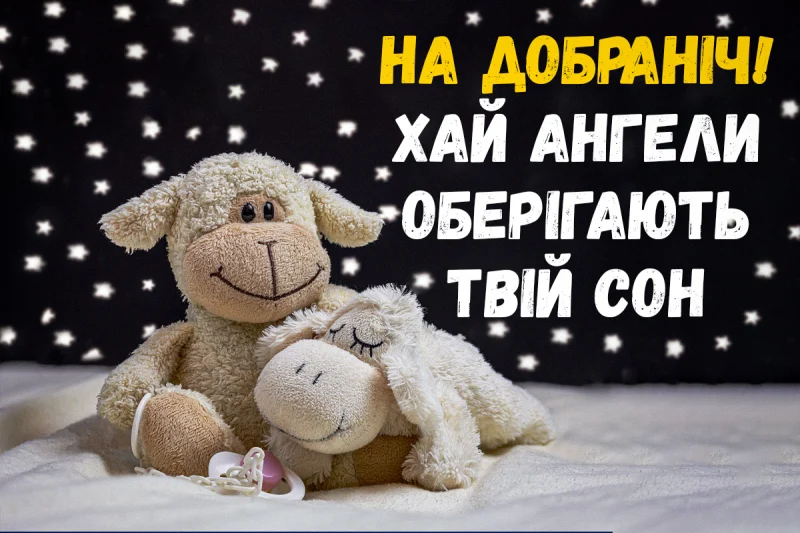 М'які овечки під зірчастим небом на добраніч