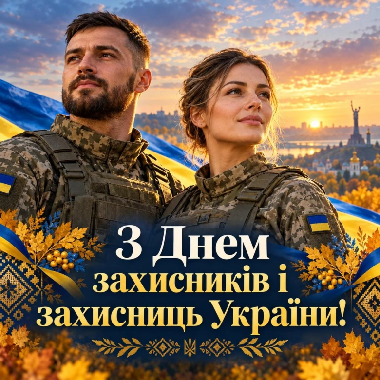 Захисники України з Днем захисника!